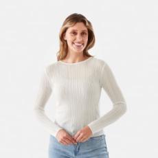 Kmart - Long Sleeve True Knit Sheer Rib Top