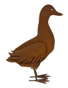 Myer - Duck Garden Ornament in Rust