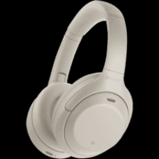 The Good Guys - Sony Noise Cancelling Headphones - Silver