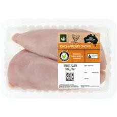 Woolworths - Woolworths Chicken Breast Fillet Skinless Small 500g - 750g