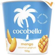 Woolworths - Cocobella Dairy Free Coconut Yoghurt Mango 150g