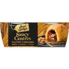 Woolworths - Aunt Betty's Saucy Centres Salted Caramel Puddings 2 Pack