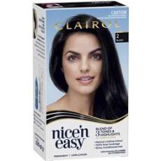 Woolworths - Clairol Nice'N Easy Permanent 2 Black Hair Colour each