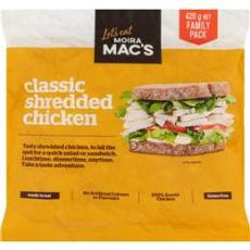 Woolworths - Moira Mac's Ready To Eat Shredded Chicken 420g