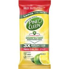 Woolworths - Pine O Cleen Lemon Lime Disinfectant Cleaning Wipes 110 Pack