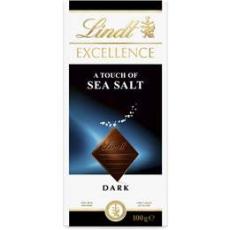 Woolworths - Lindt Excellence Sea Salt Dark Chocolate Block 100g