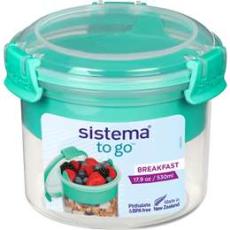 Woolworths - Sistema Plasticware Breakfast To Go 530ml Each