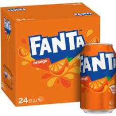 Woolworths - Fanta Orange Soft Drink Cans 375ml x24 Pack