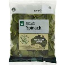 Woolworths - Woolworths Baby Leaf Spinach 120g