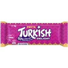 Woolworths - Cadbury Fry's Turkish Delight Milk Chocolate Bar 50g