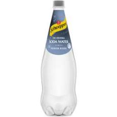 Woolworths - Schweppes Soda Water Bottle Classic Mixers 1.1l