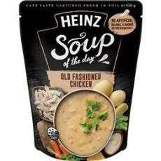 Woolworths - Heinz Soup Of The Day Old Fashioned Chicken Soup Pouch 430g