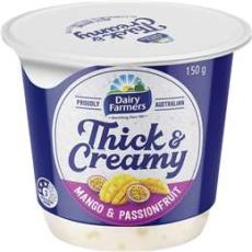 Woolworths - Dairy Farmers Thick & Creamy Mango & Passionfruit Yoghurt 150g