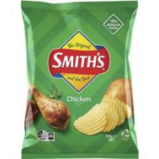 Woolworths - Smith's Crinkle Cut Potato Chips Chicken 170g