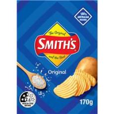 Woolworths - Smith's Crinkle Cut Potato Chips Original 170g