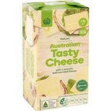 Woolworths - Woolworths Tasty Cheese Block 1kg