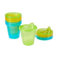 Kmart - 6 Pack Reusable Cups with Hard Spout Lids