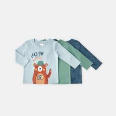 Kmart - 3 Pack Long Sleeve T-shirt