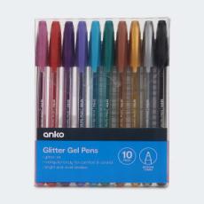 Kmart - 10 Pack Glitter Gel Pens
