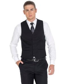 Myer - Pure Wool Tailored Fit Lounge Vest in Black