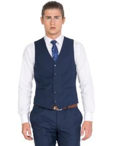 Myer - Tailored Fit Lounge Vest in Navy