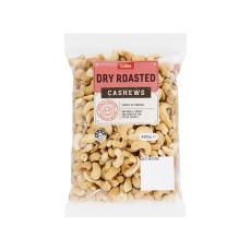 Coles - Dry Roasted Cashews