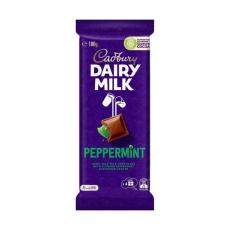 Coles - Dairy Milk Peppermint Milk Chocolate Block