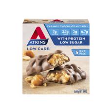 Coles - Low Carb Caramel Chocolate Nut Roll Bars 5 Pack