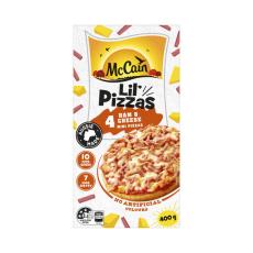 Coles - Lil Pizzas Ham & Cheese 4 Pack