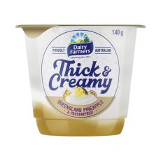 Coles - Thick & Creamy Yoghurt Pineapple Passionfruit