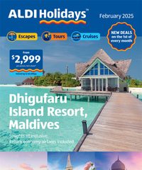 ALDI Catalogue NEW Holidays February 1 - 28, 2025