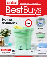 Coles Catalogue February 14 - 27, 2025 Best Buys - Home Solutions