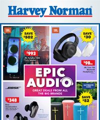 Harvey Norman Catalogue Epic Audio January 31 - February 10, 2025