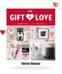 Harvey Norman Catalogue Valentine’s Day Gift Guide February 5 - 14, 2025