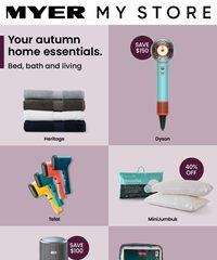 Myer Catalogue February 11 - 27, 2025 Your Autumn Home Essentials - Softgoods