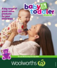 Baby Toddler Event Woolworths Catalogue July 3 9, 2024 NSW page 1 thumbnail
